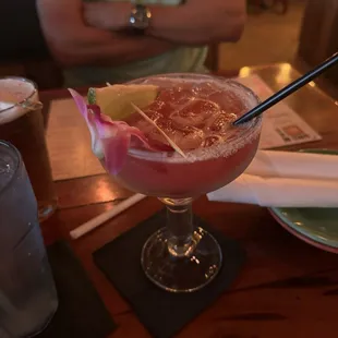 Prickly Pear Mocktail, so delicious