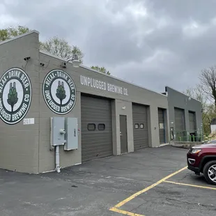 the outside of the building