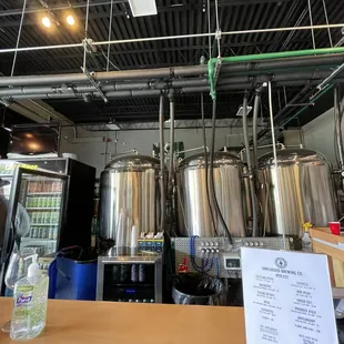 a man working in a brewery