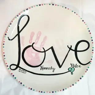 Valentine special plate from Unpluggits