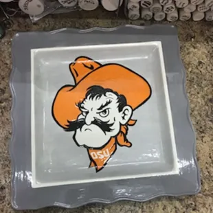 Finished customization.  A go away gift for a  owboy fan moving out of state.