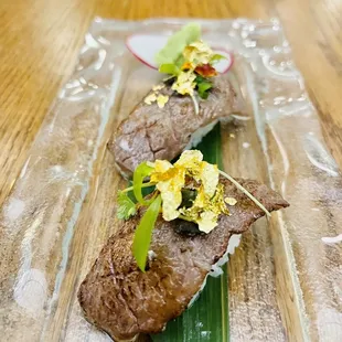 Wagyu sushi