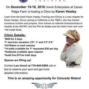 Top notch clinics hosted regularly.