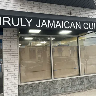 Closed, boarded up windows