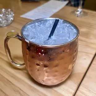 50 Shades of Phat - Noire Vodka, yogurt soju, mango, lime, ginger beer