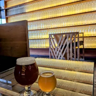 Taster of the Saint Nick and a Mr. Munch (Cap'n Crunch Stout) - both delicious!