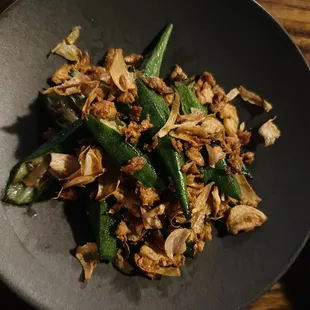 Crispy okra