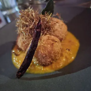 Crab Croquettes. Excellent. Worth it unlike most of the main dishes