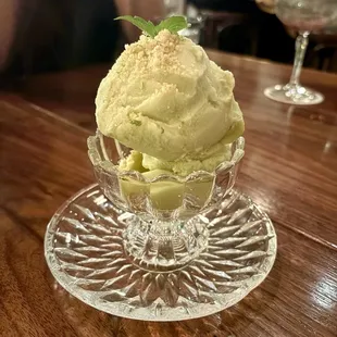 Basil Yuzu Sorbet