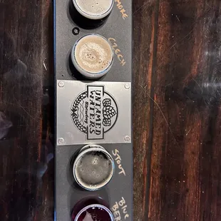 four different beers