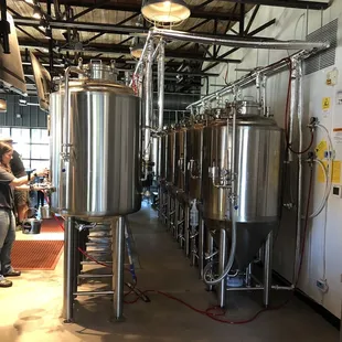 a man working in a brewery