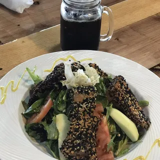 Sesame Seed Salmon Salad