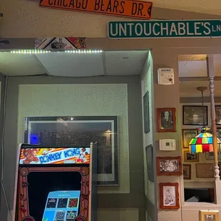 an arcade machine