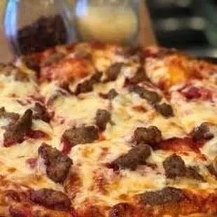 pizza, food