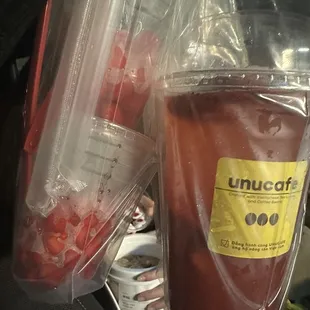 Strawberry Green Tea