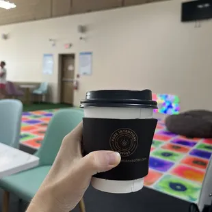 latte and sensory play space