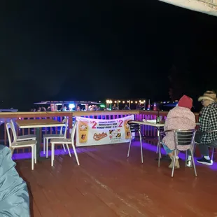 people sitting at tables