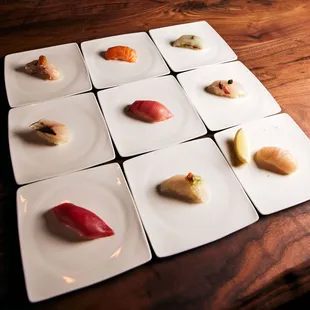 sushi, sashimi, sushi and sashimi, food