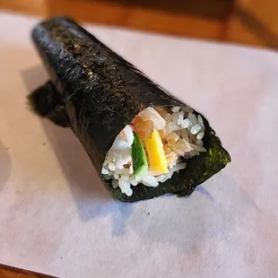 Futomaki- Crab, Shrimp,  Tamago, Kanpoy,cucumber