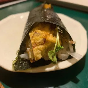 Spider hand roll