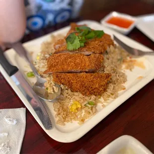 Crispy Chicken Fried Rice