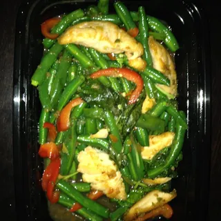 Spicy Salmon Green Bean