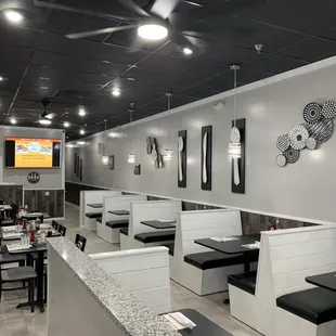 the dining area
