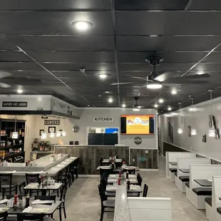 the dining area
