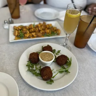 Boudin Balls and Firecracker Shrimp