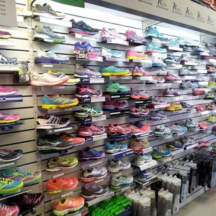 Up &amp; Running Shoe Wall