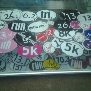 Get your brag stickers here! haha