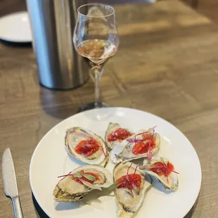 Blue point oysters!