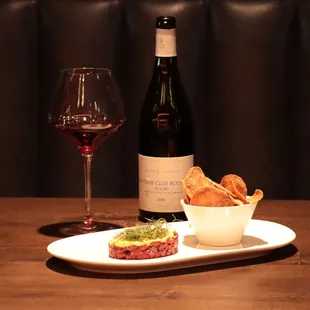 Steak Tartare with Red Wine
