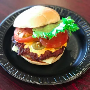 Spicy southwest burger