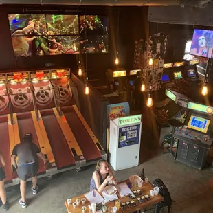 View from one of the upper levels.