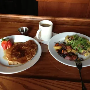 Bistro breakfast. It's gonna be a good day tater!!