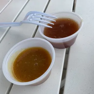 Not a fan of either sweet or mustard sauces