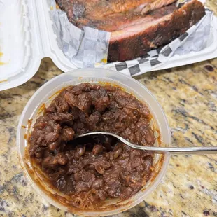 These beans tasted like they had been re-heated multiple times.