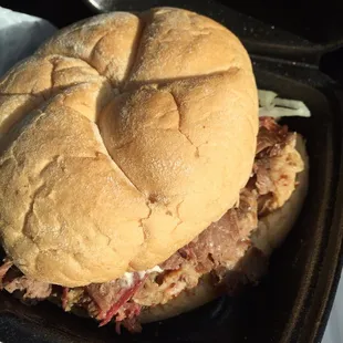 Minced BBQ Pork Sandwiches