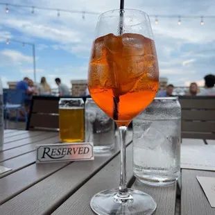 Aperol Spritz on a hot day.