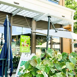 We have outside seats available!