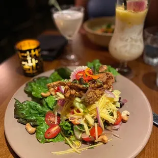 Soft Shell Crab with Mango Salad