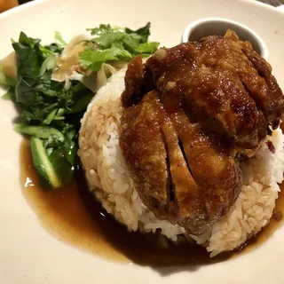 Kao Nar Ped Krob Lunch Special