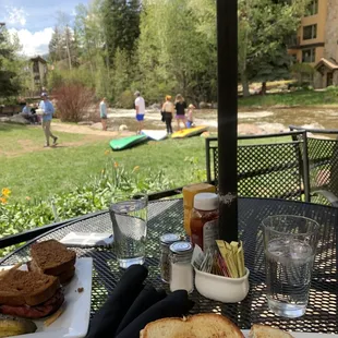 Outdoor seating