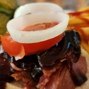 BBQ Pulled Turkey Sandwich