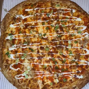 Buffalo chicken pizza