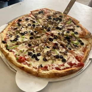 pizza, food