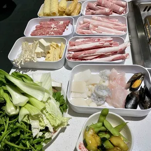Hot pot spread