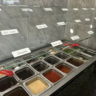 interior, salads