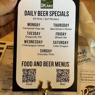 Beer specials